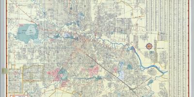 Kale-mapa Houston