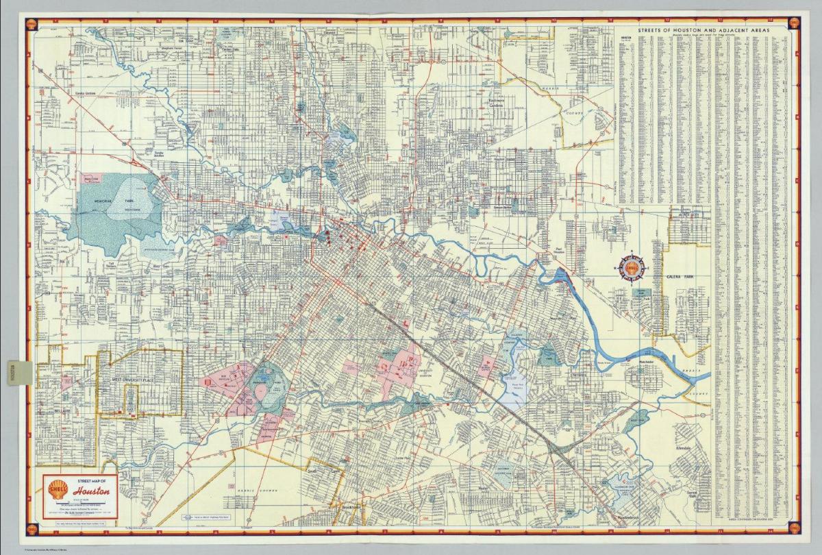 kale-mapa Houston