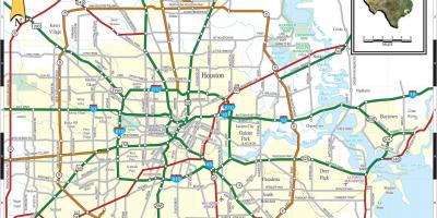 City of Houston mapa
